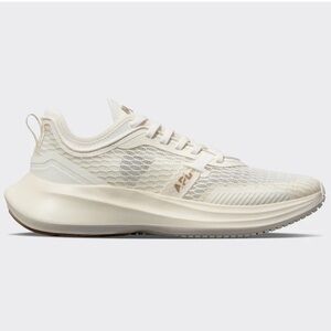 Athletic Propulsion Labs APL Women’s Euphoria Running Shoe in Ivory/Sandstone